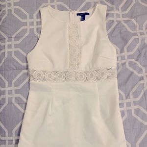 White cocktail dress